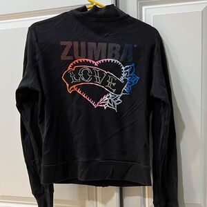 Zumba Fitness Black Jacket with Swarovski Crystals